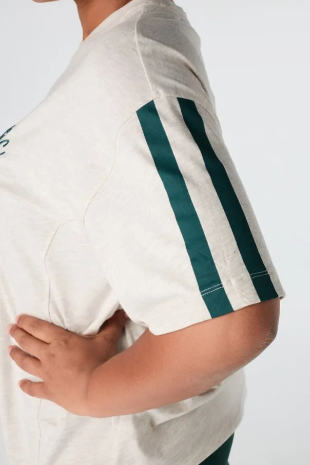T shirt à imprimé sportif