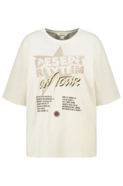 T shirt oversize avec imprimé