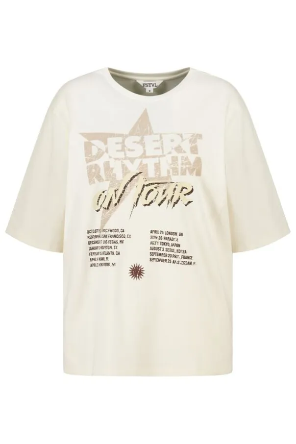 T shirt oversize avec imprimé