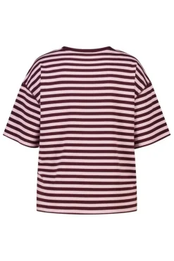 T shirt oversize rayé