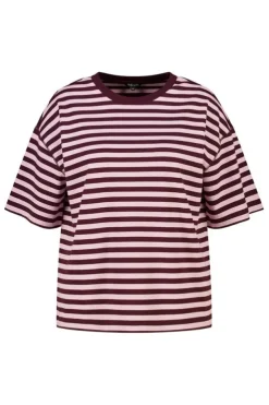 T shirt oversize rayé