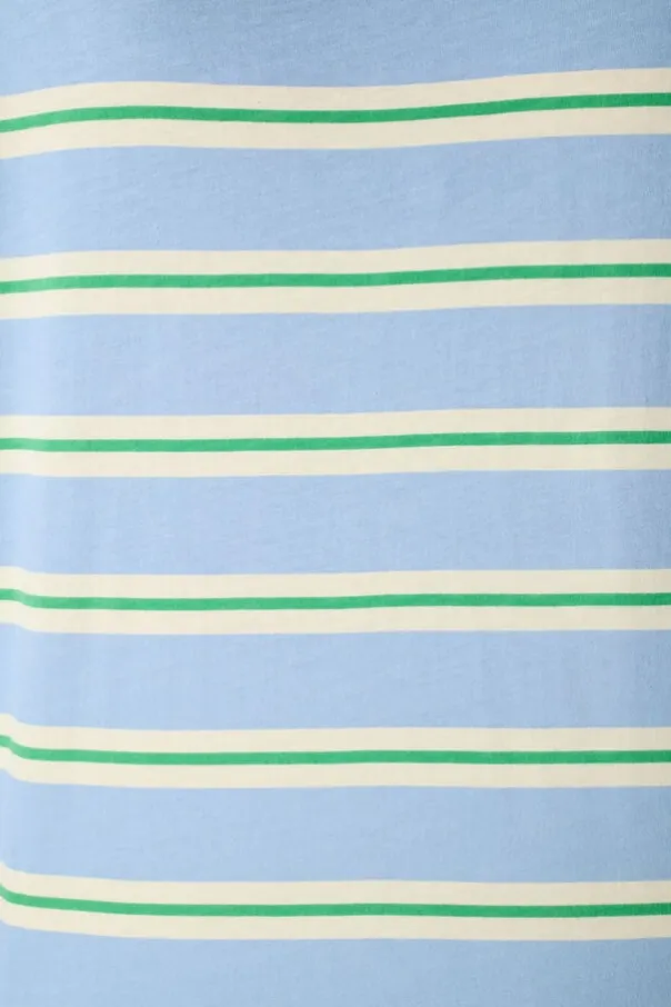 T shirt rayé avec texte