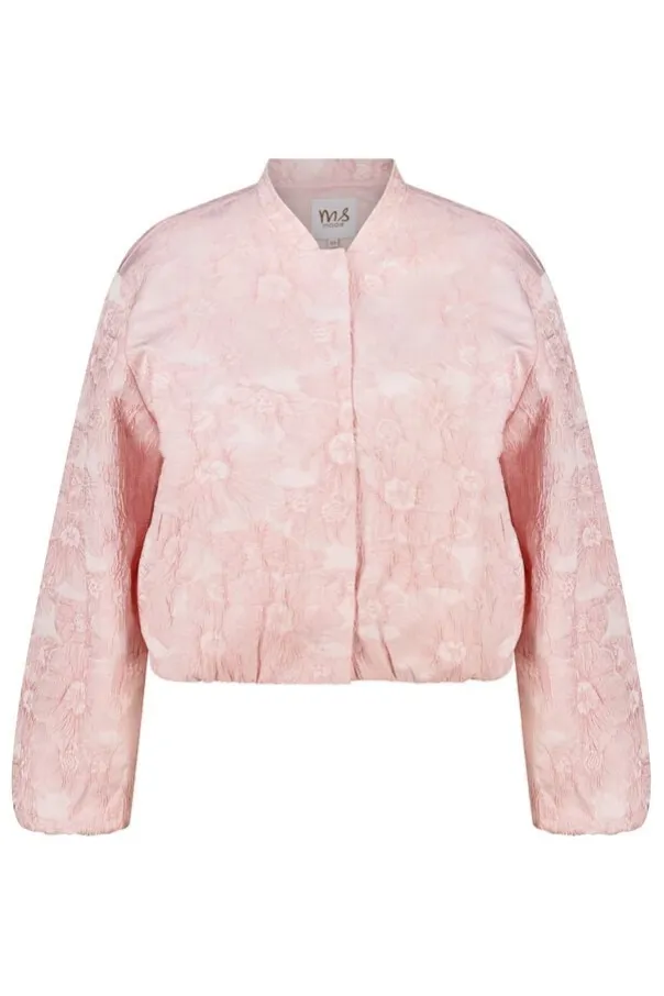 Veste bomber en jacquard