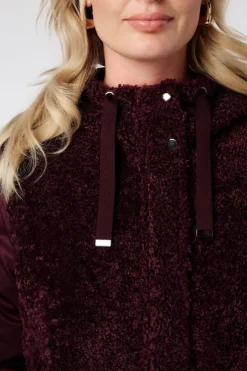 Veste bomber en teddy