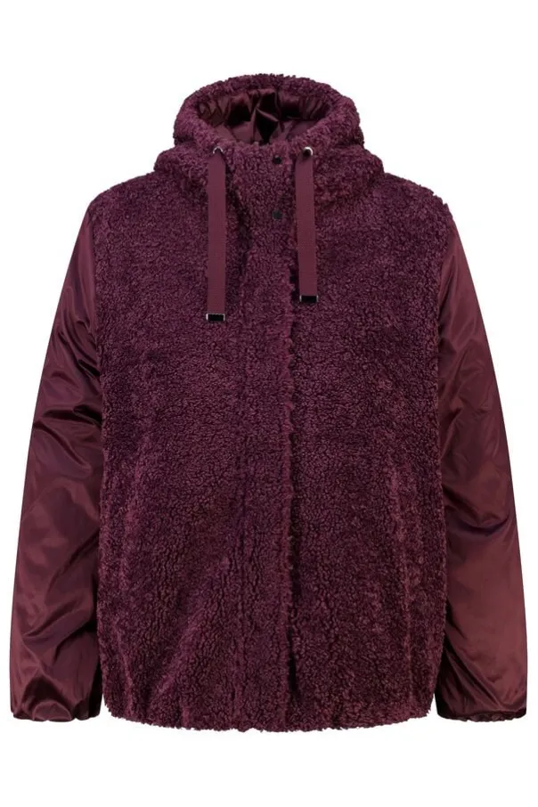 Veste bomber en teddy