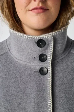 Veste à col montant