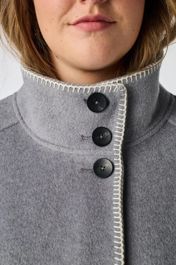 Veste à col montant