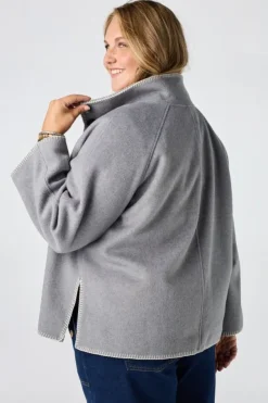Veste à col montant