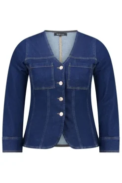 Veste en denim ajustée