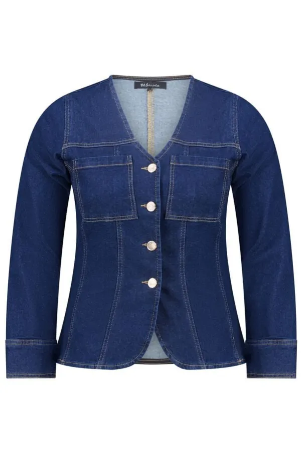 Veste en denim ajustée