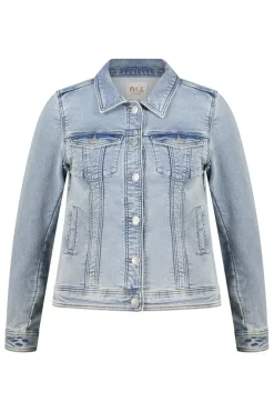 Veste en jean avec fermeture à boutons