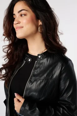 Veste en similicuir