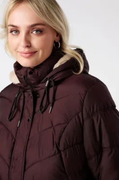 Veste matelassée avec capuche