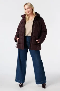 Veste matelassée avec capuche