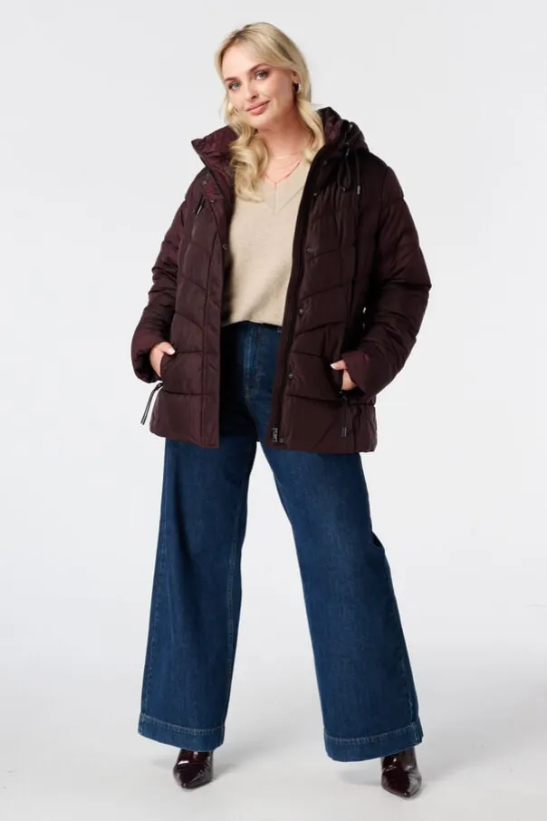 Veste matelassée avec capuche