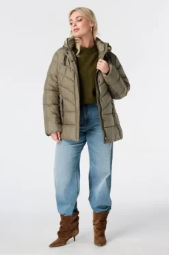 Veste matelassée avec capuche