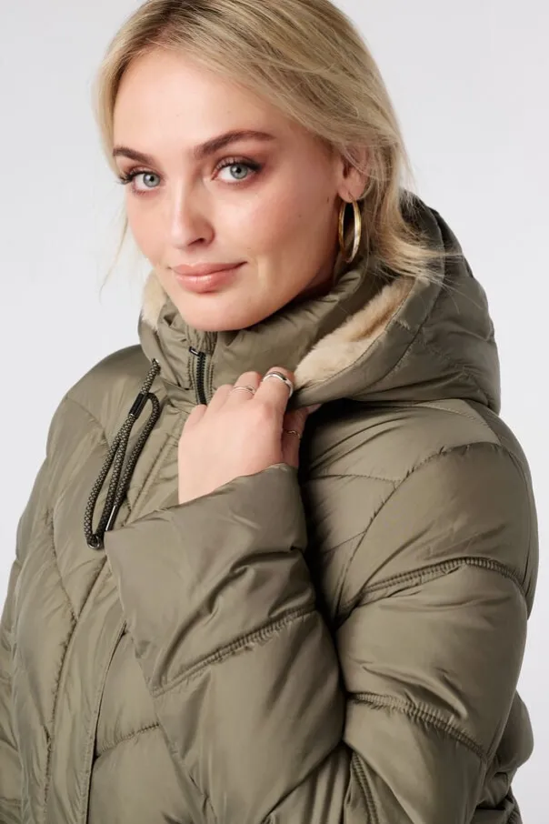 Veste matelassée avec capuche