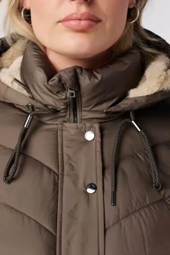 Veste matelassée avec capuche