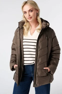 Veste matelassée avec capuche