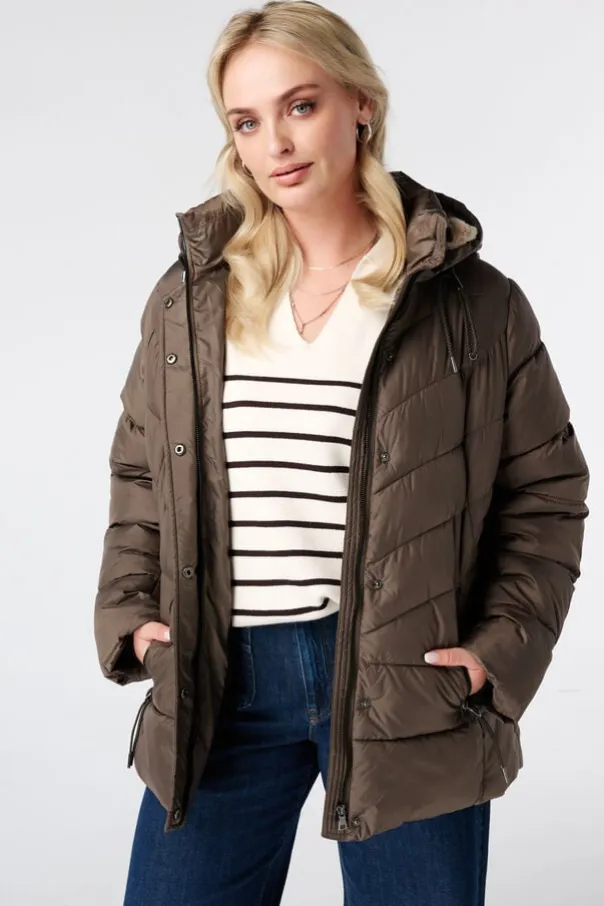 Veste matelassée avec capuche