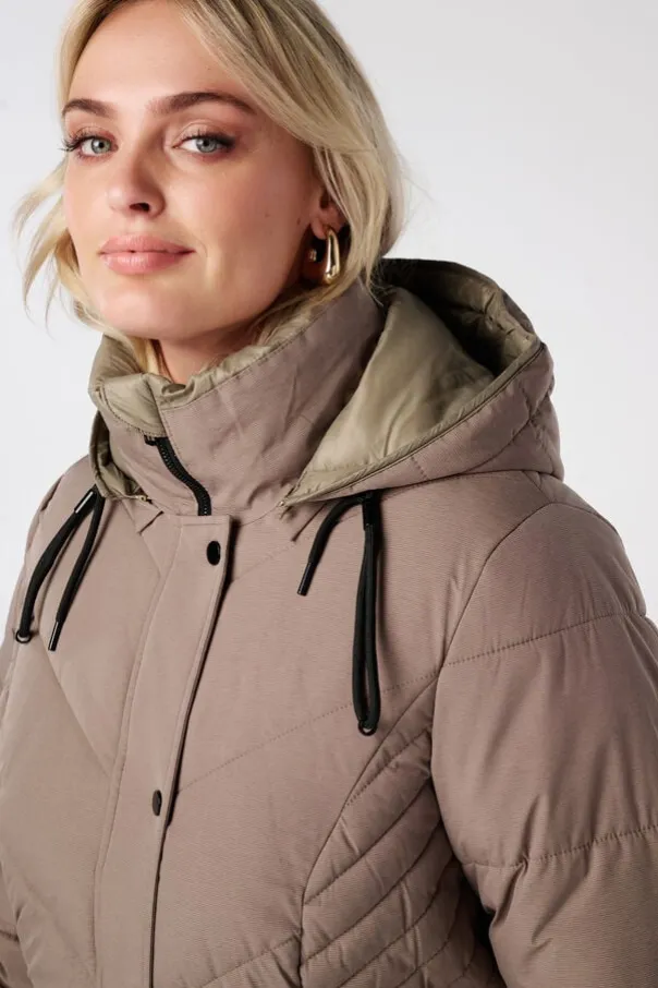 Veste matelassée avec capuche
