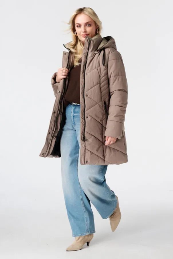 Veste matelassée avec capuche
