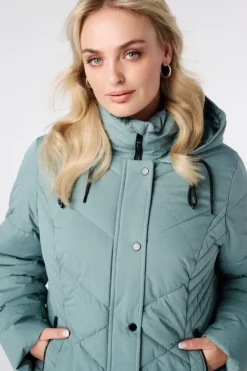 Veste matelassée avec capuche