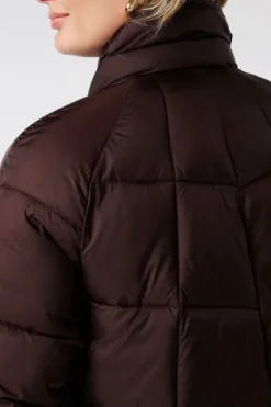 Veste matelassée à col montant