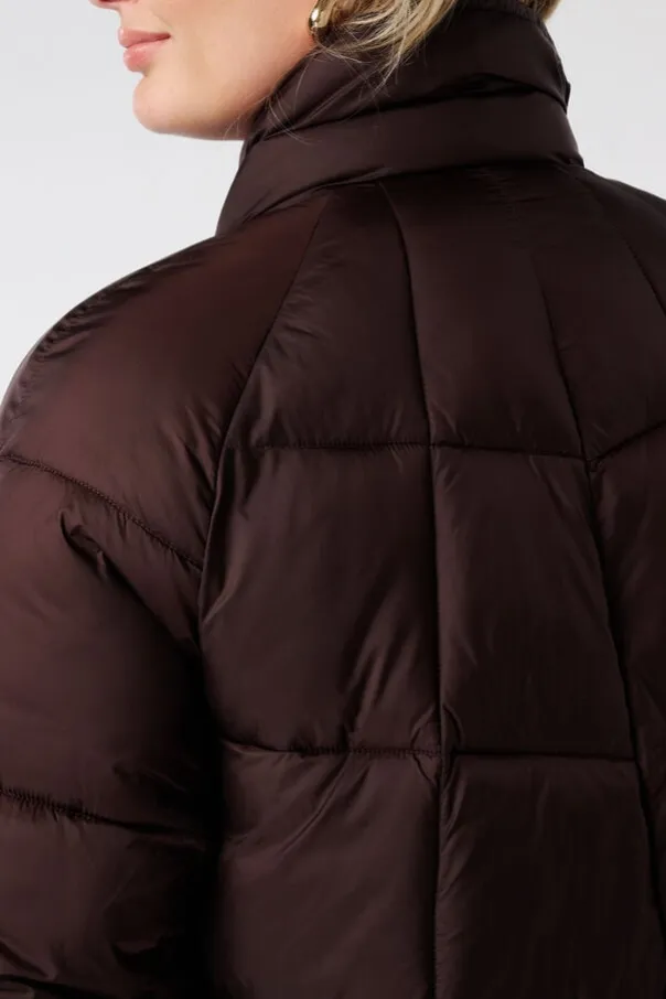 Veste matelassée à col montant