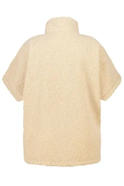 Veste teddy à manches courtes