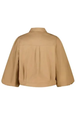 Veste utility avec manches bouffantes